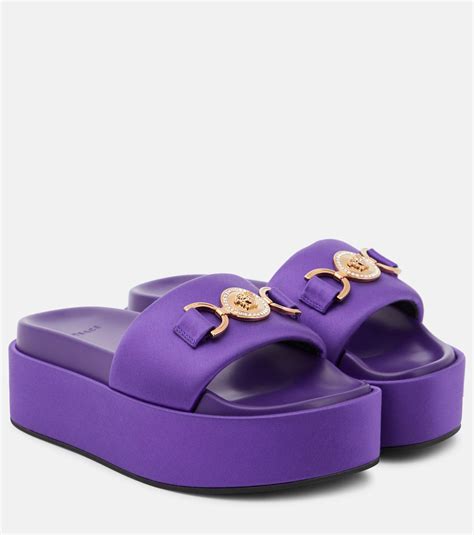 versace medusa slides sale|versace platform medusa.